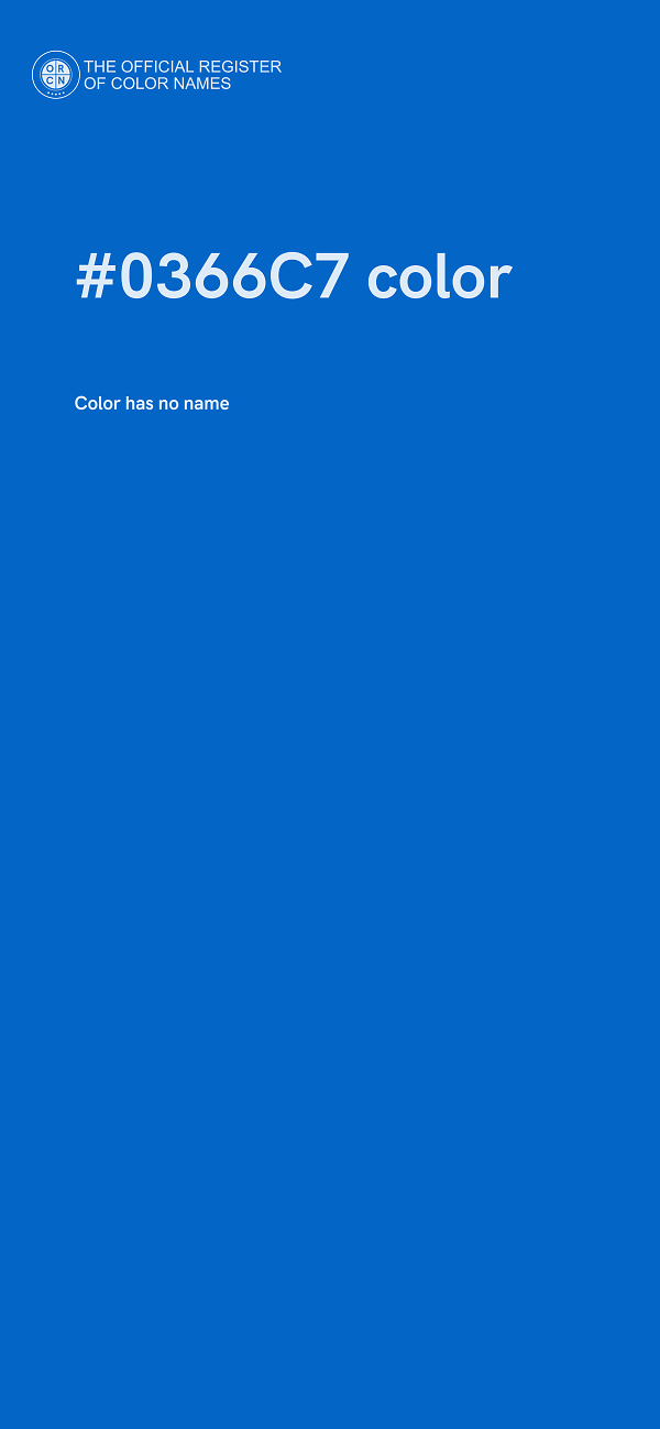 #0366C7 color image