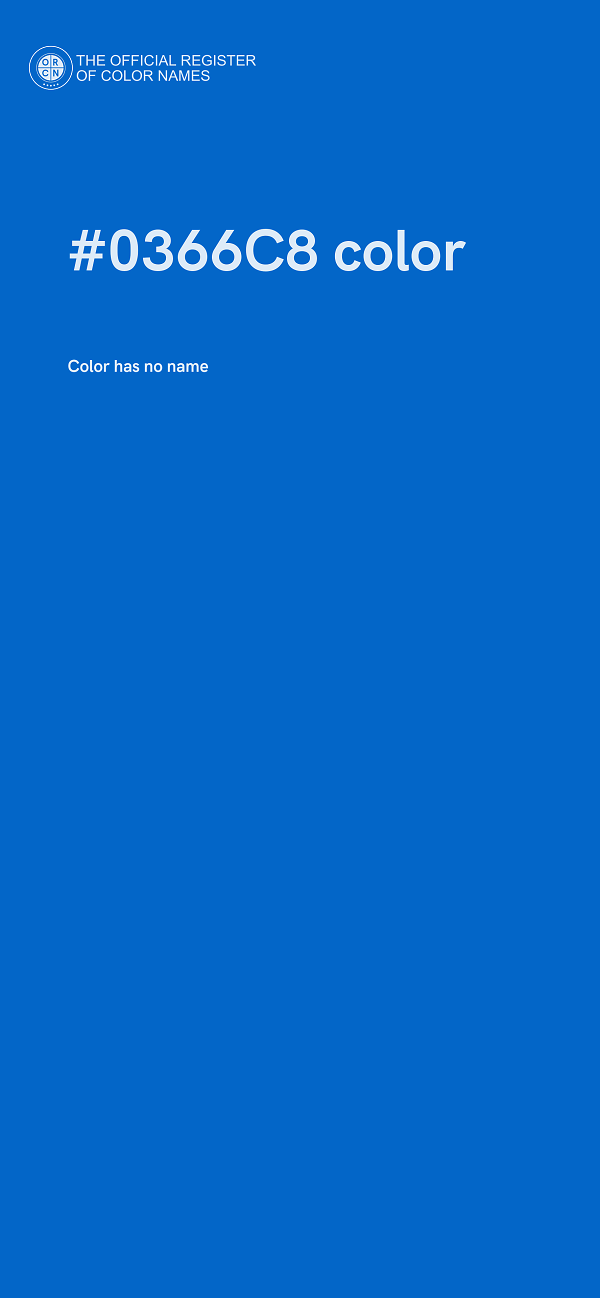 #0366C8 color image
