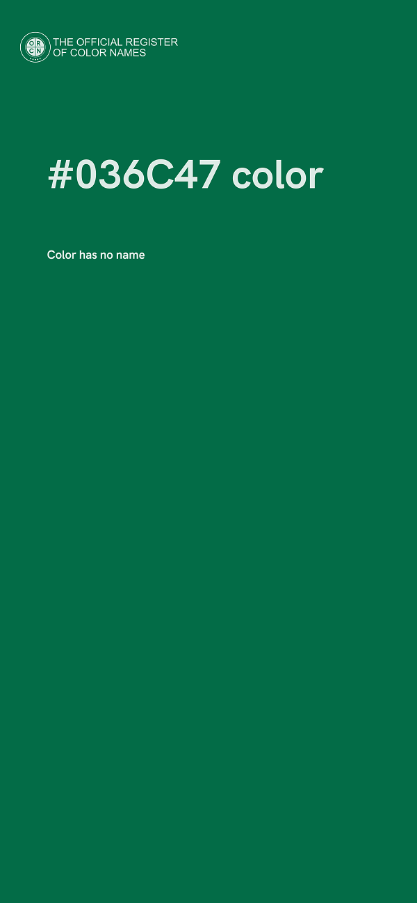 #036C47 color image