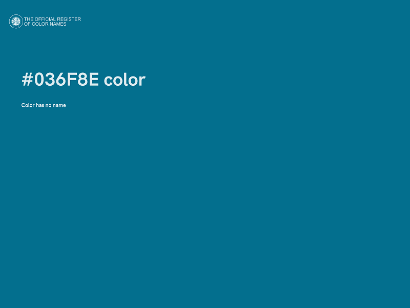 #036F8E color image