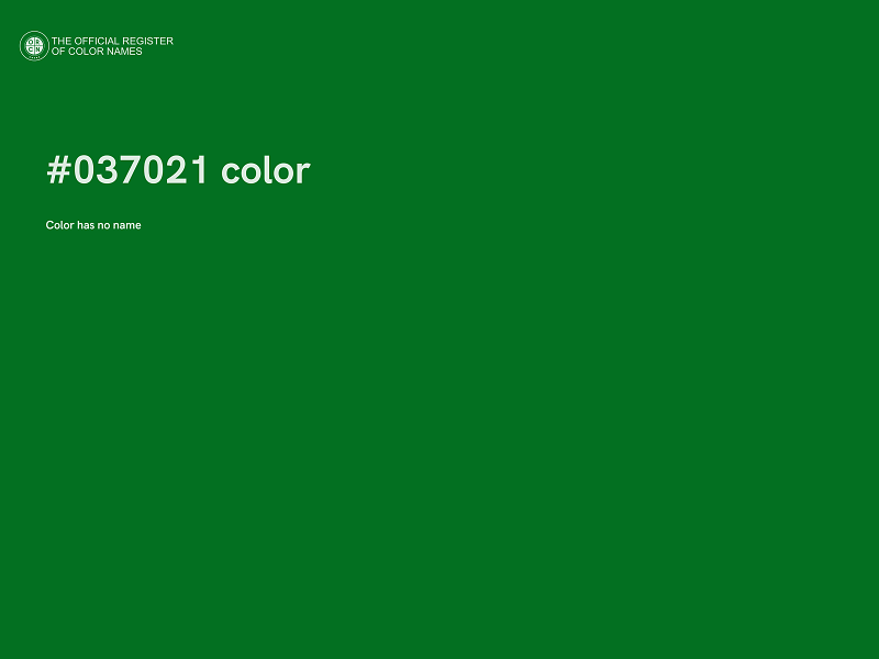 #037021 color image