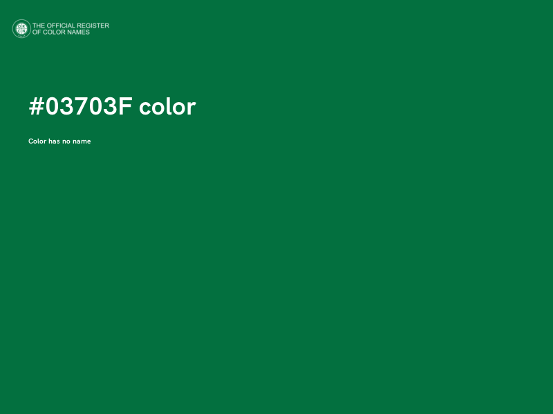 #03703F color image