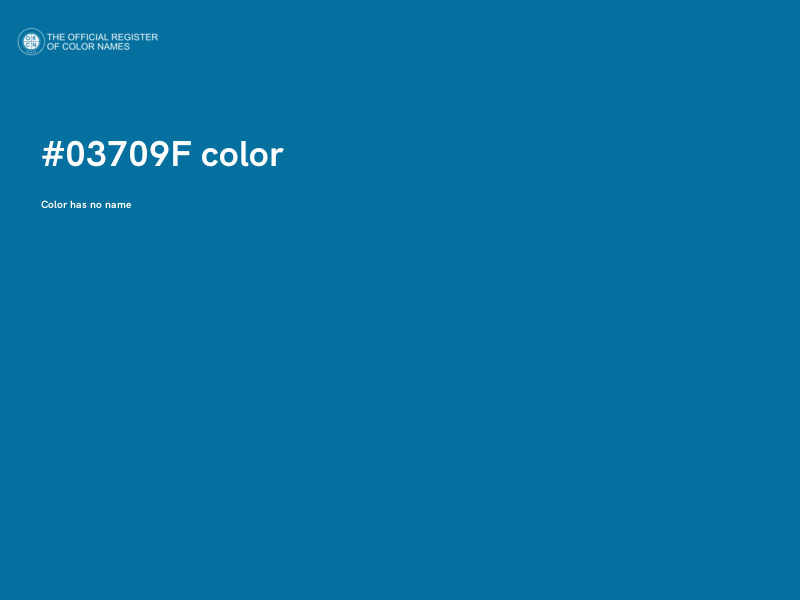 #03709F color image