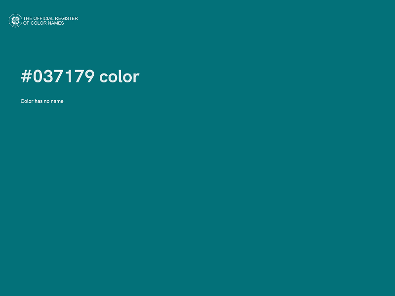 #037179 color image