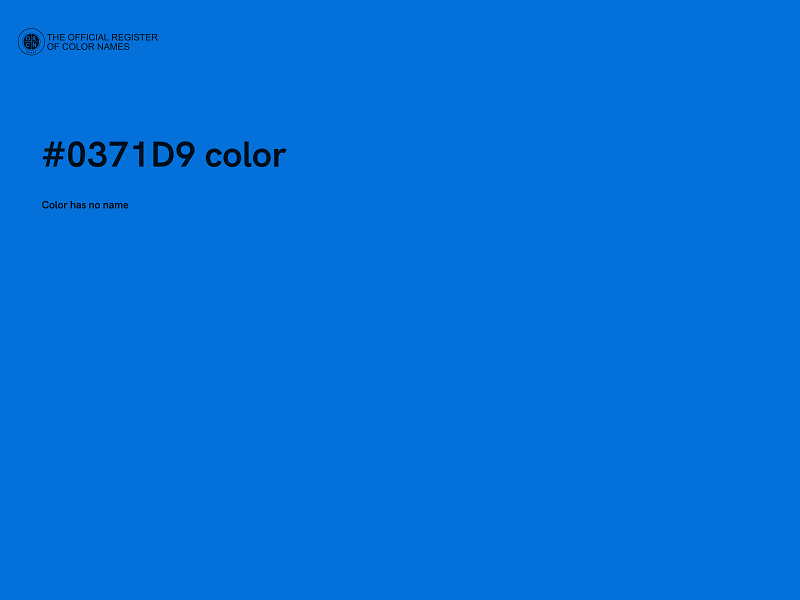 #0371D9 color image