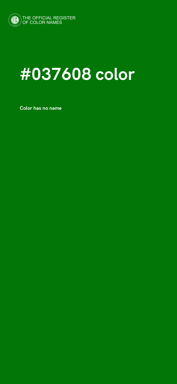 #037608 color image