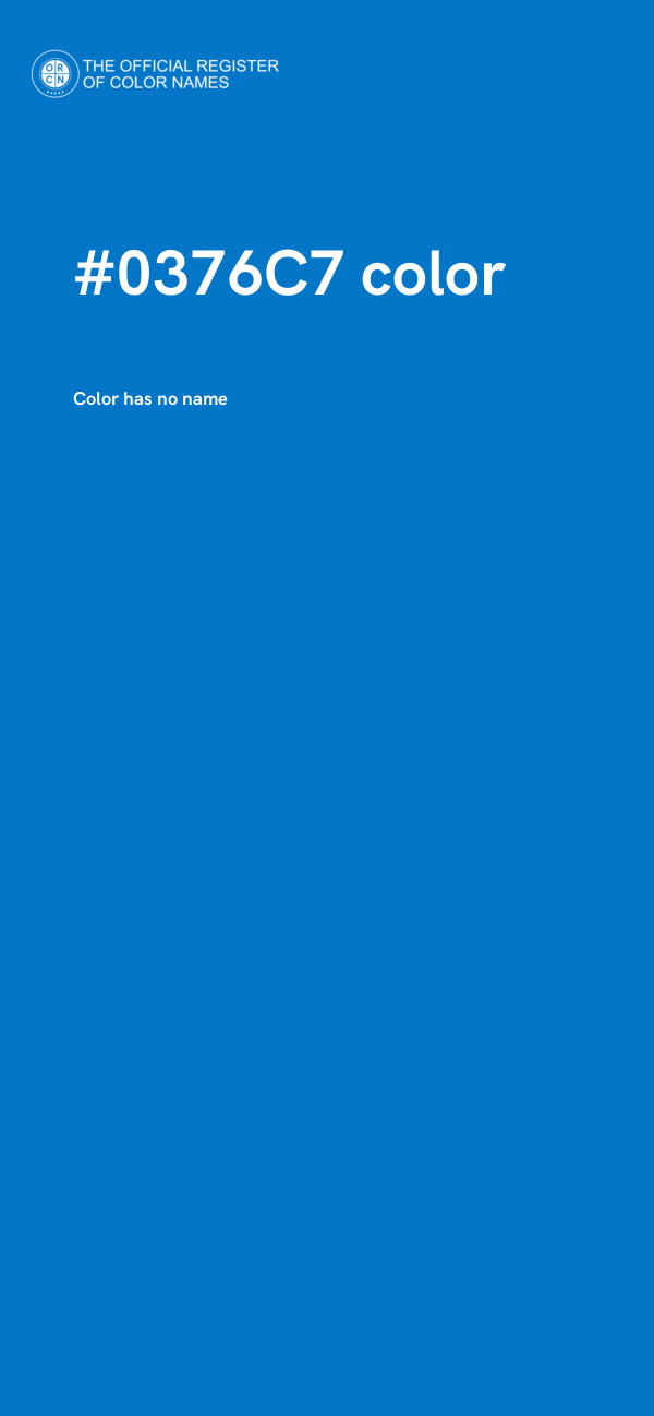 #0376C7 color image