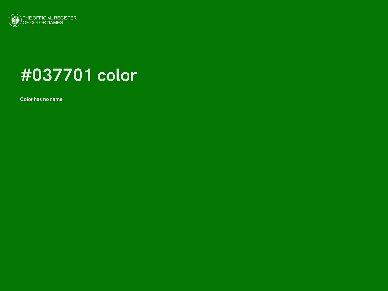 #037701 color image