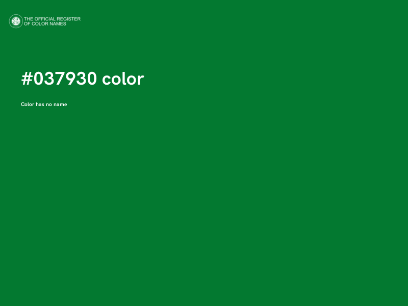#037930 color image