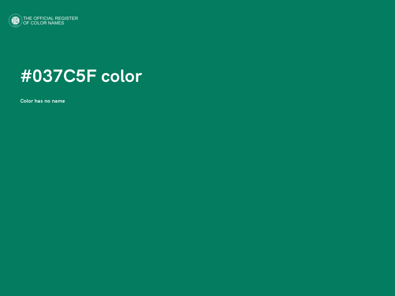 #037C5F color image