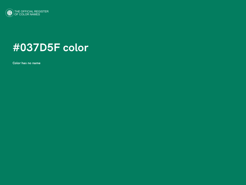 #037D5F color image