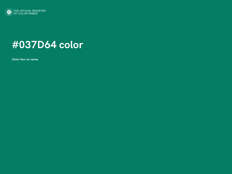 #037D64 color image