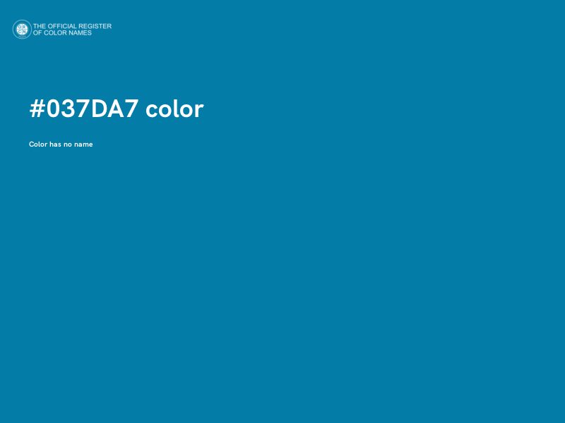 #037DA7 color image