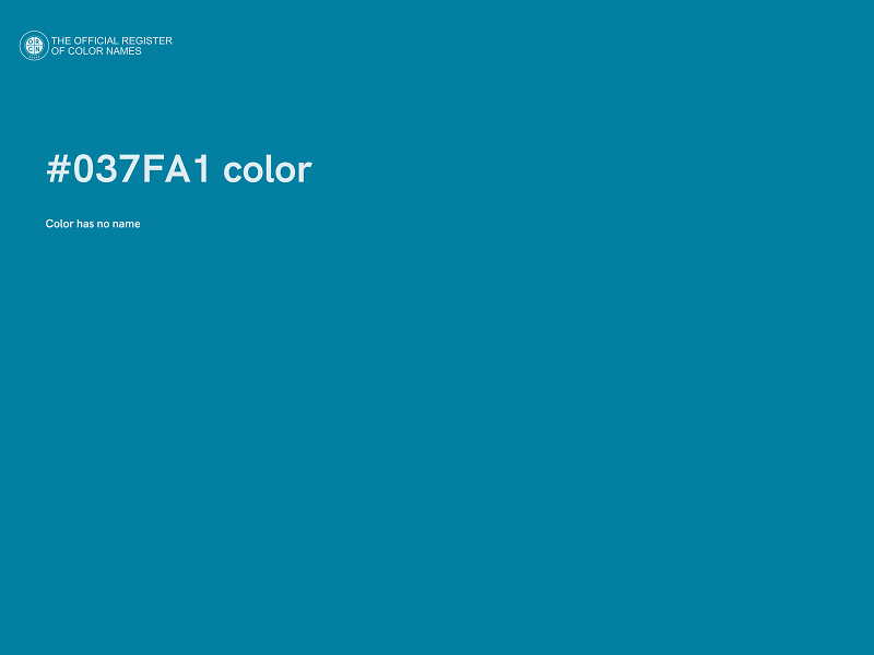 #037FA1 color image