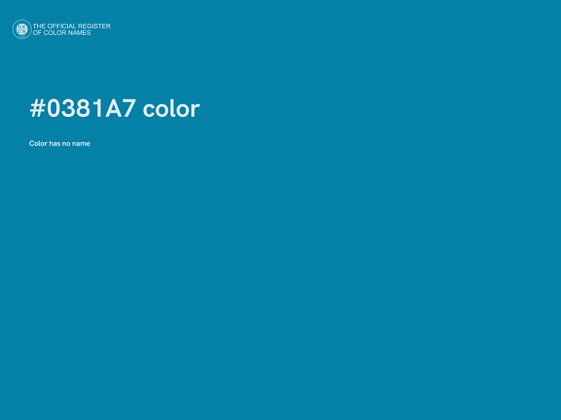 #0381A7 color image