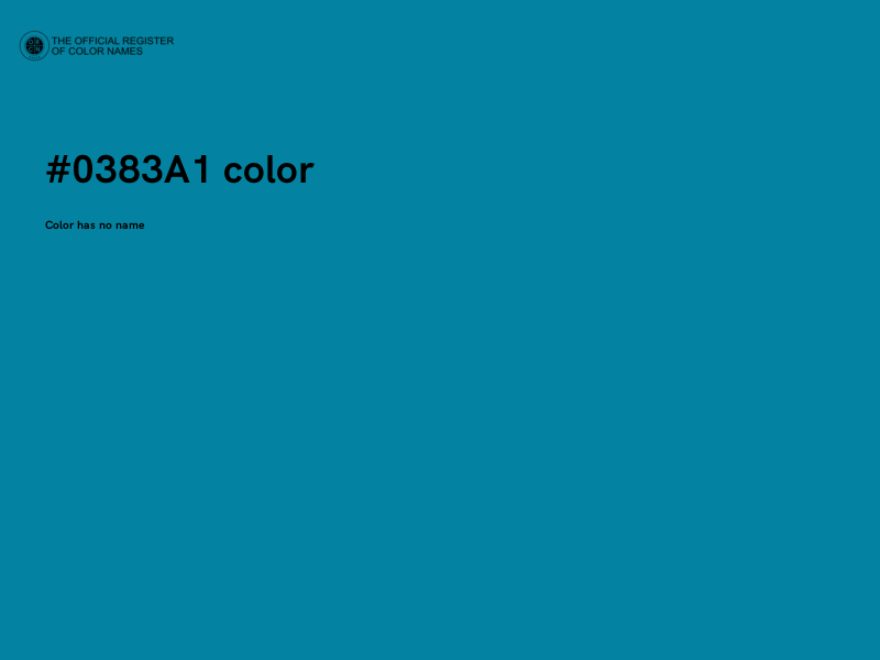 #0383A1 color image