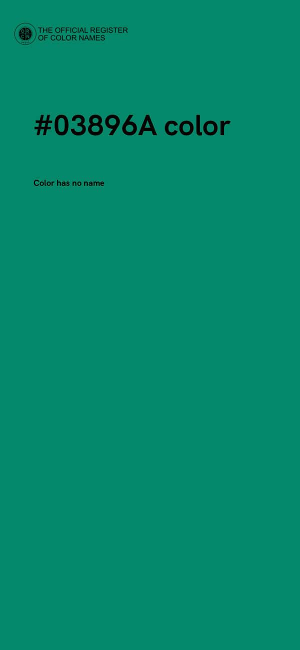 #03896A color image