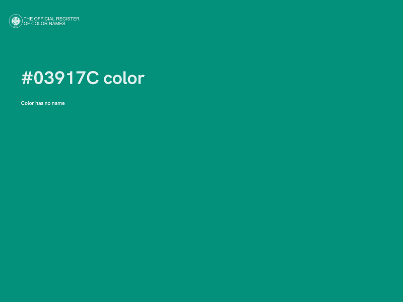 #03917C color image