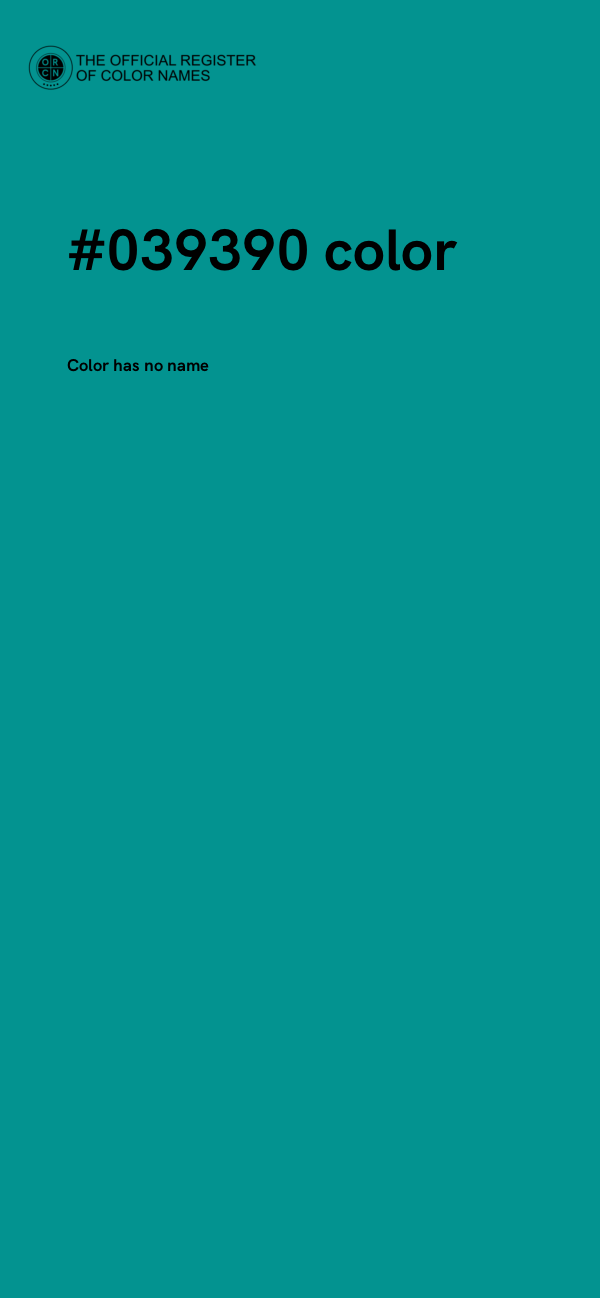 #039390 color image