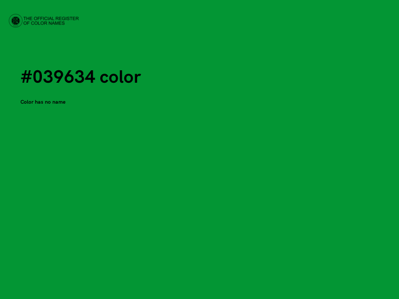 #039634 color image