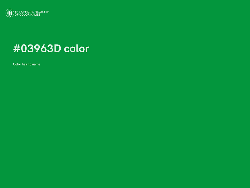 #03963D color image