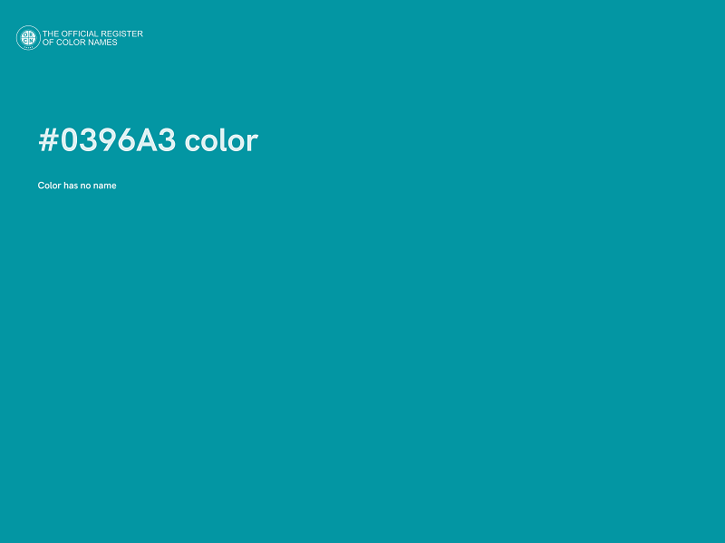 #0396A3 color image