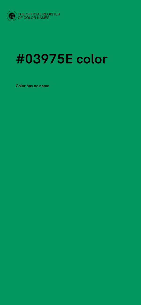 #03975E color image