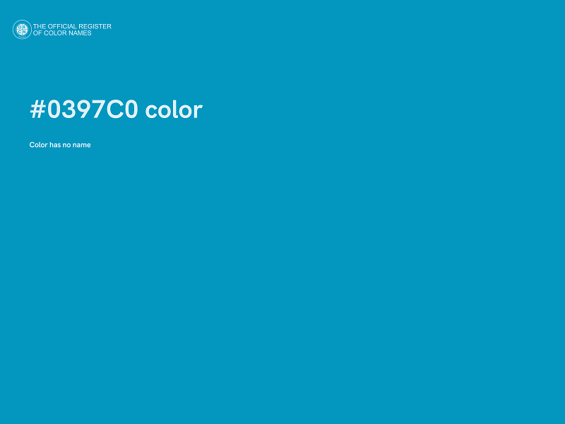 #0397C0 color image