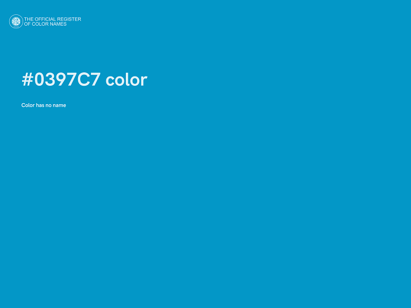 #0397C7 color image