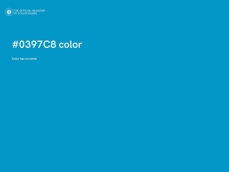 #0397C8 color image