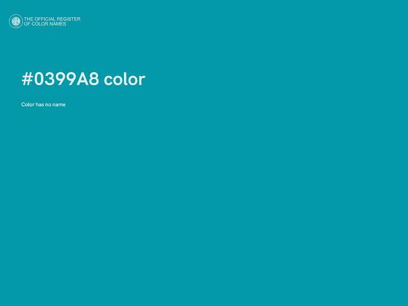 #0399A8 color image