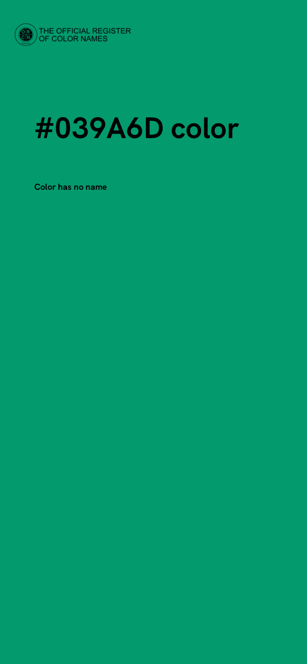 #039A6D color image
