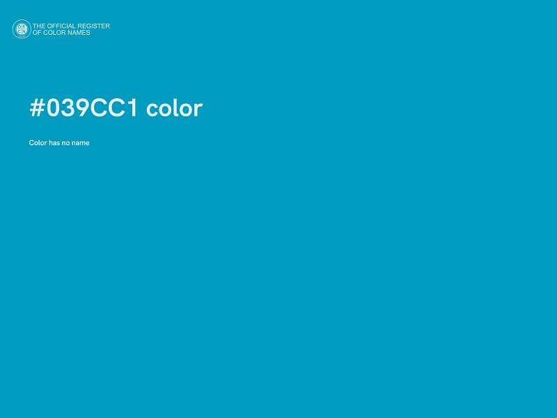 #039CC1 color image