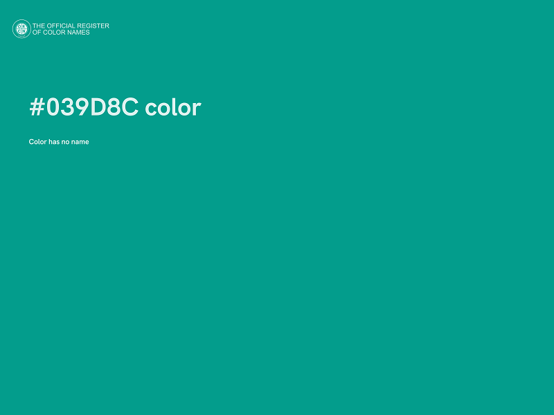 #039D8C color image