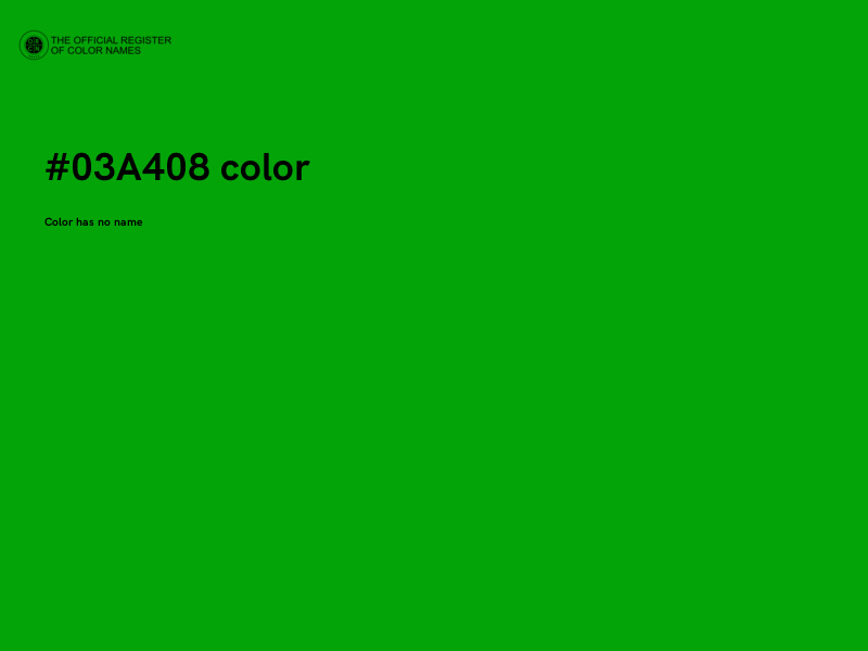 #03A408 color image