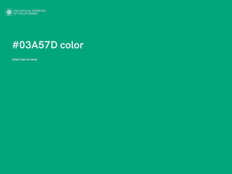 #03A57D color image