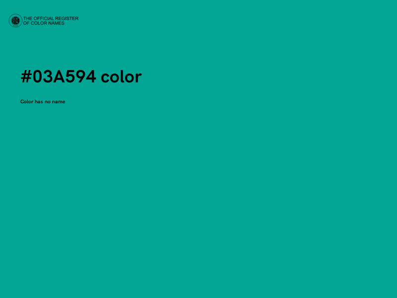 #03A594 color image