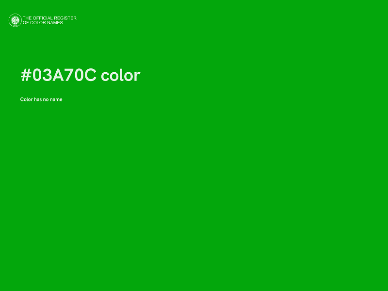 #03A70C color image
