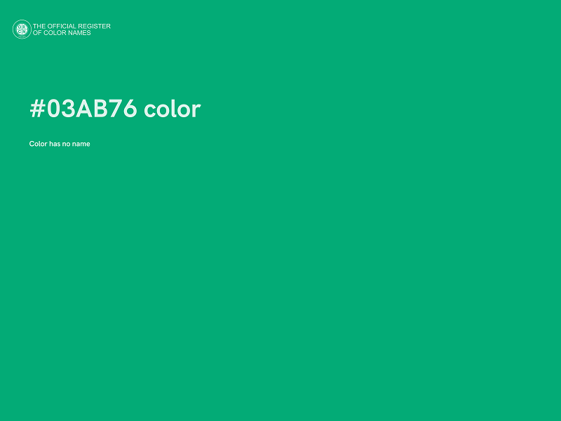 #03AB76 color image