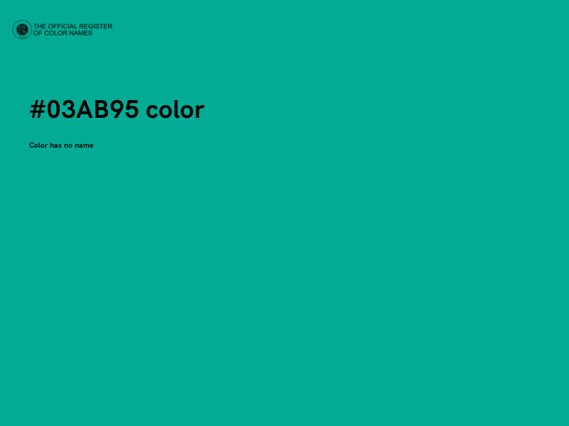 #03AB95 color image