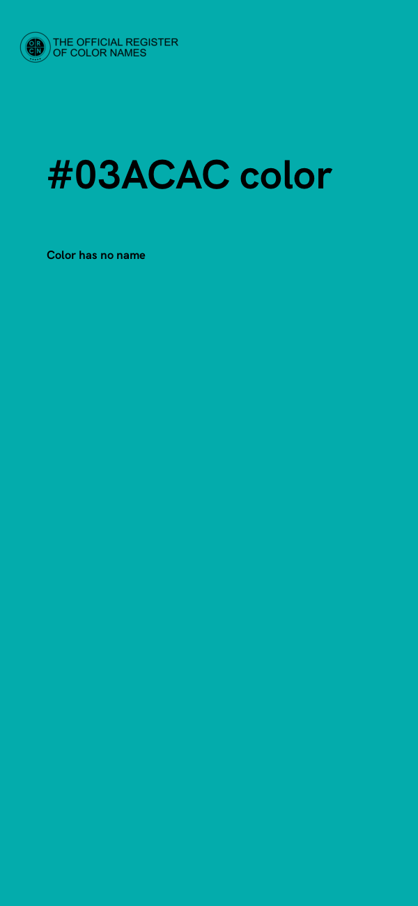 #03ACAC color image