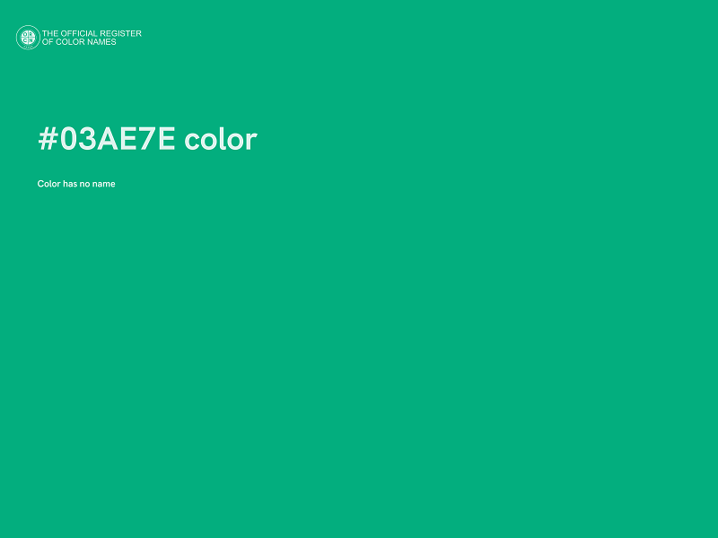 #03AE7E color image