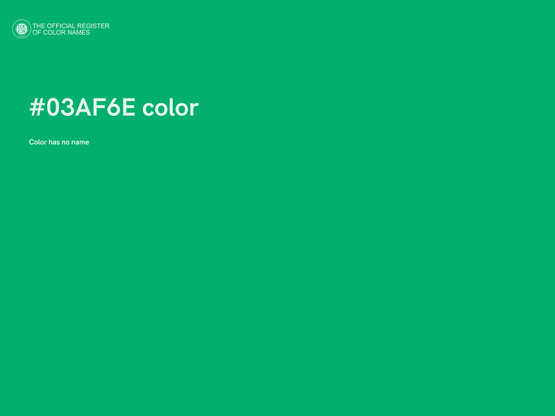 #03AF6E color image