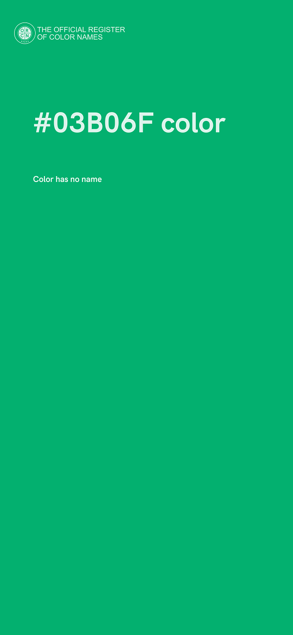 #03B06F color image
