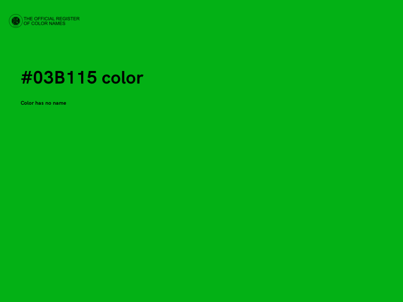 #03B115 color image