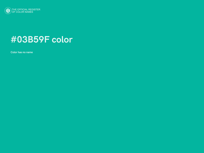 #03B59F color image