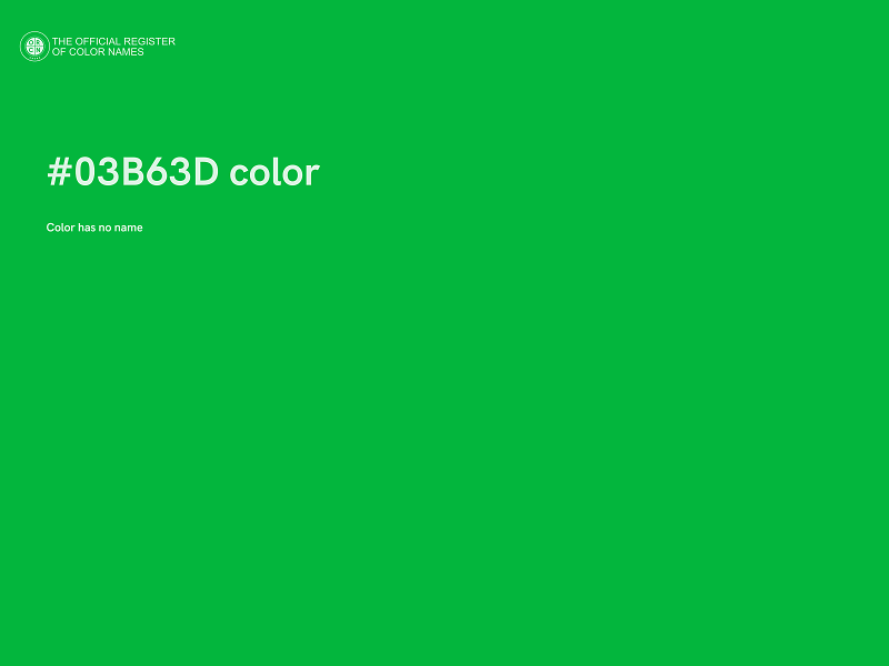 #03B63D color image