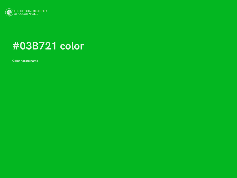 #03B721 color image