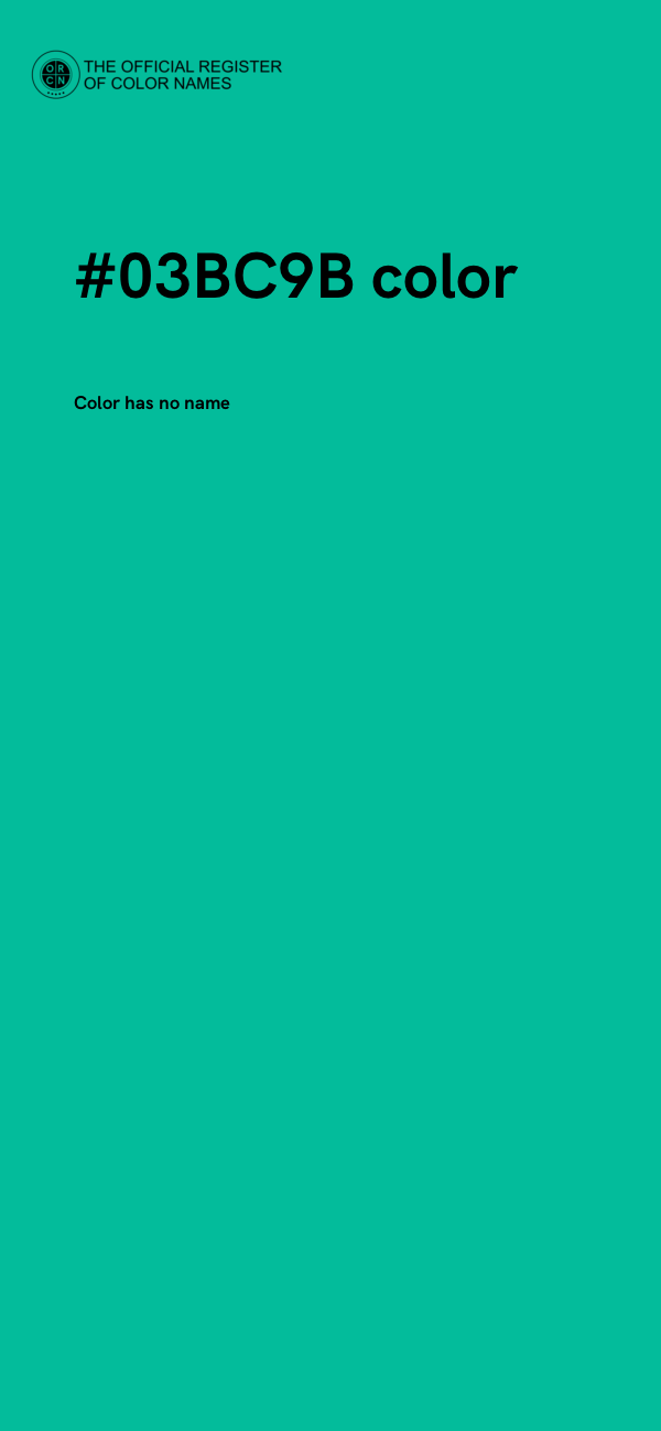 #03BC9B color image