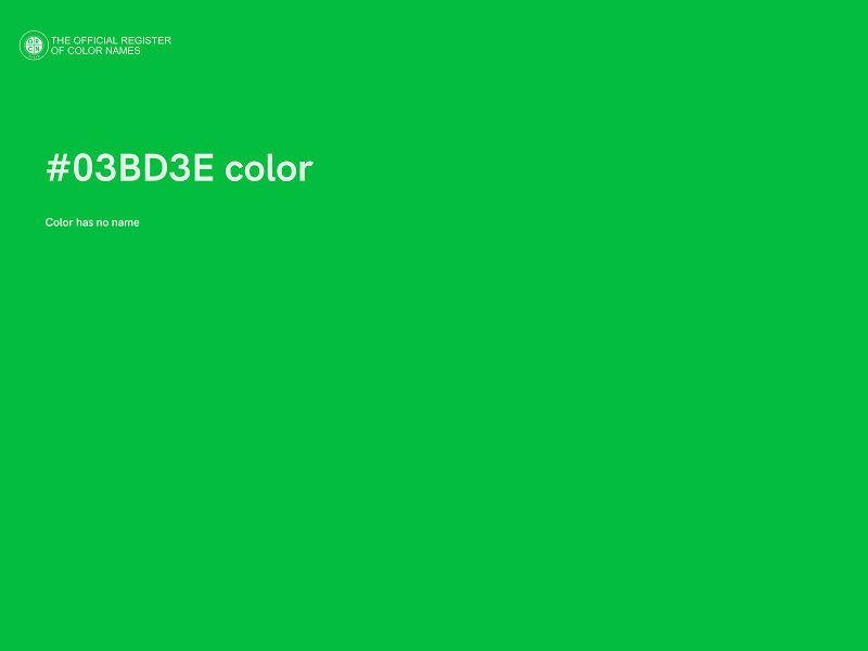 #03BD3E color image